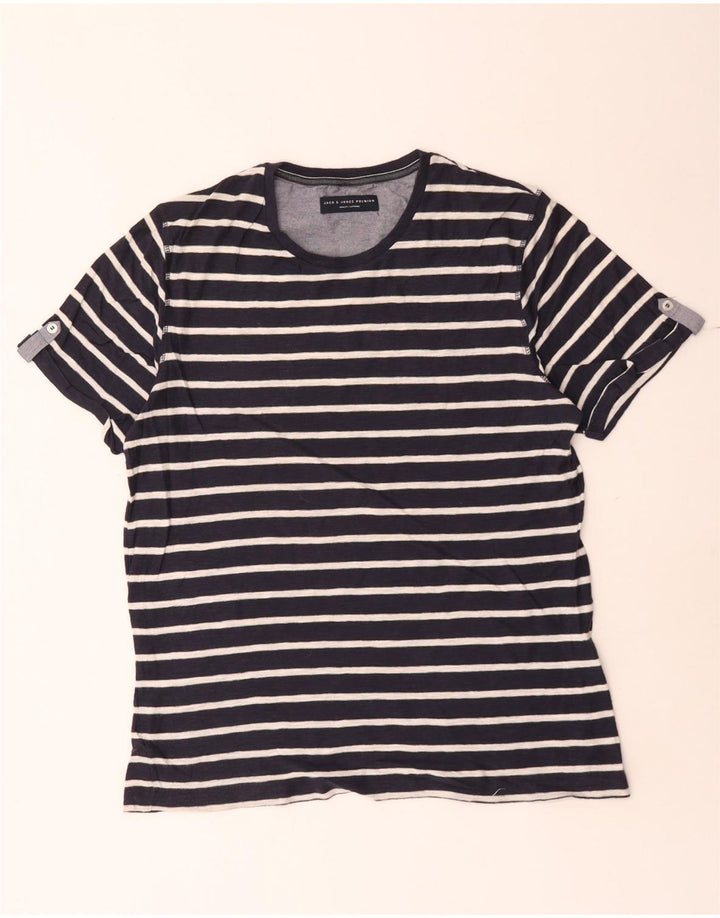 Jack & Jones muška majica s velikim tamnoplavim prugama