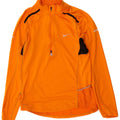 Nike Dri Fit majica s izrezom i puloverom, gornji dio srednje narančaste boje