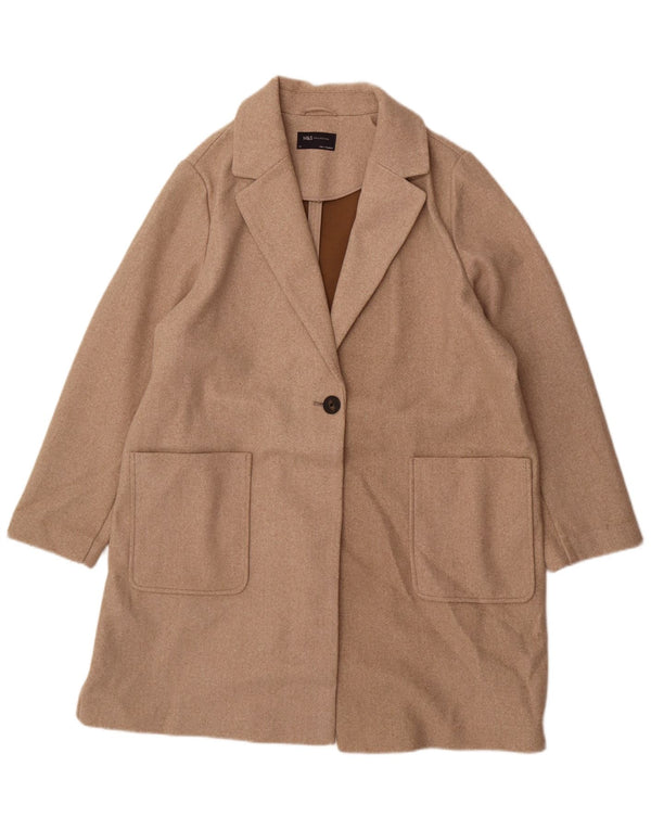 Marks & Spencer ženski kaput UK 20 2XL bež poliester