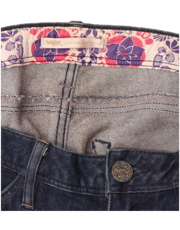 Levi's ženske uske traperice W32 L30 tamnoplave