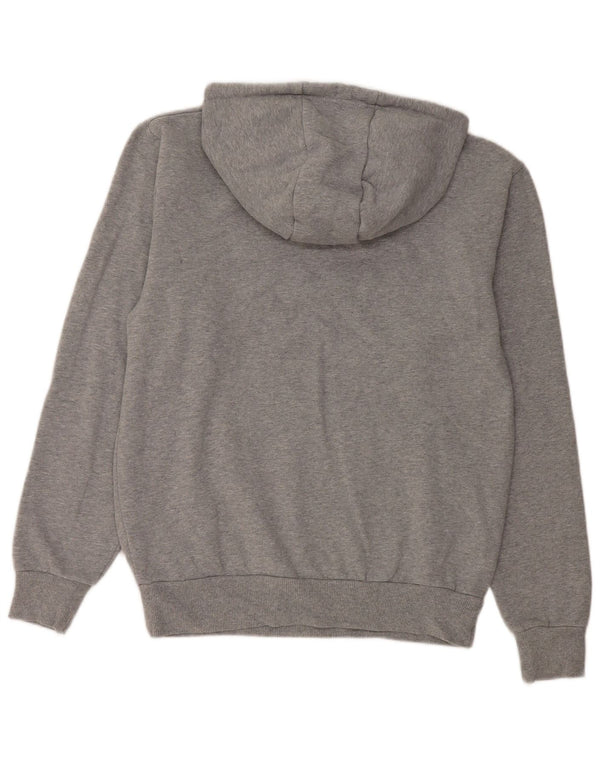 Ellesse Ženska majica s kapuljačom s kapuljačom UK 12 Srednje sivi flekasti pamuk