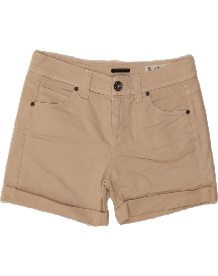 SISLEY Womens Regular Fit Denim Shorts W28 Medium Beige Cotton Vintage Sisley and Second-Hand Sisley from Messina Hembry 