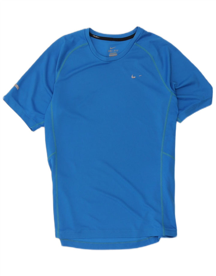 Nike Dri Fit majica kratkih rukava Srednje plavi poliester