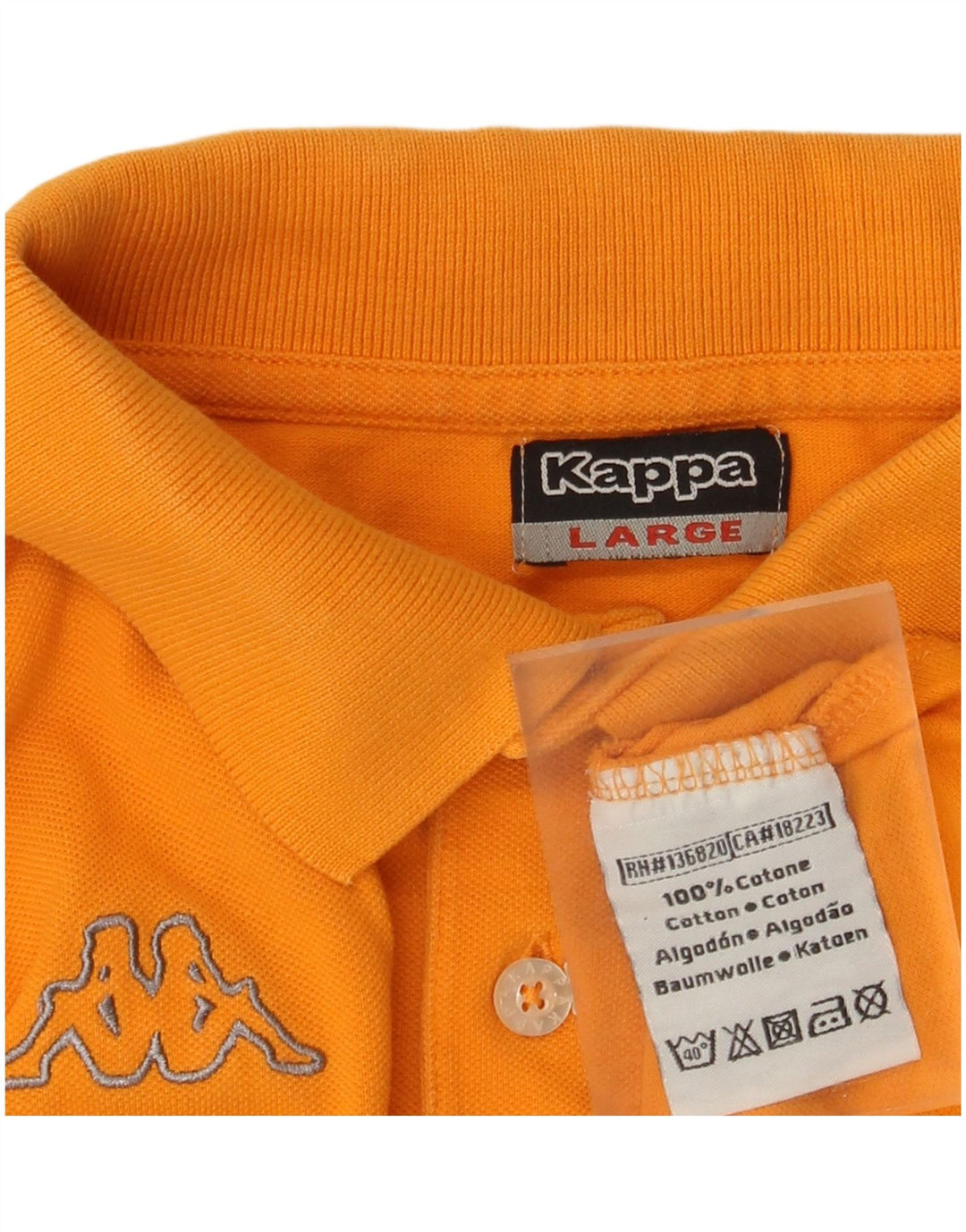 Kappa muška polo majica velika narančasta pamuk