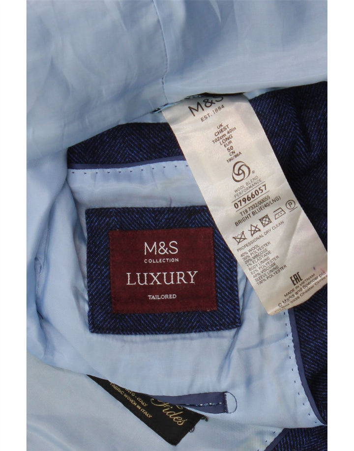Marks & Spencer muška krojena jakna sakoa UK 40 velika tamnoplava
