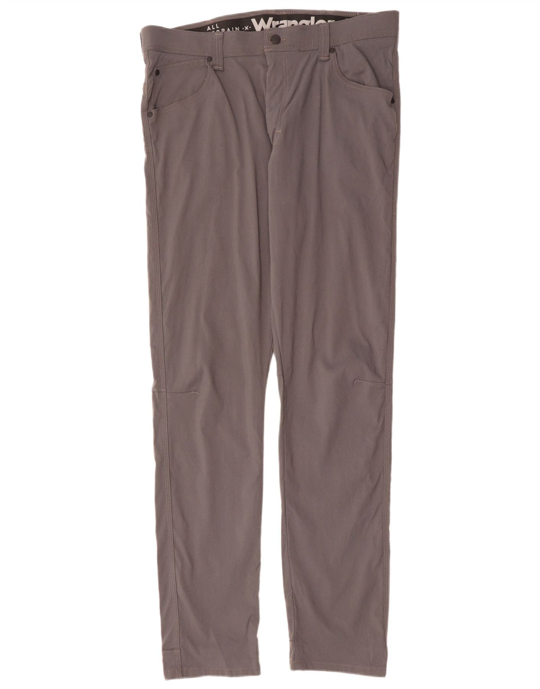Wrangler muške uske ležerne hlače W36 L34 sivi najlon