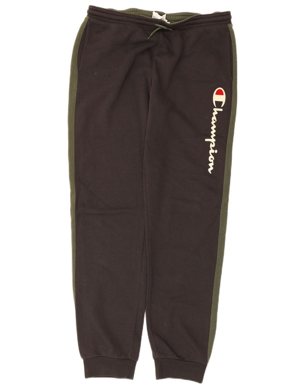 Trenirka Champion Boys Hlače Joggers 15-16 Years 2XL Black Colourblock