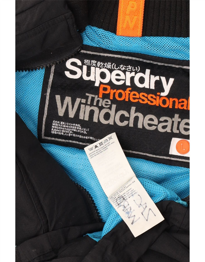 Superdry ženska jakna s grafičkom vjetrovkom UK 16 velika crna