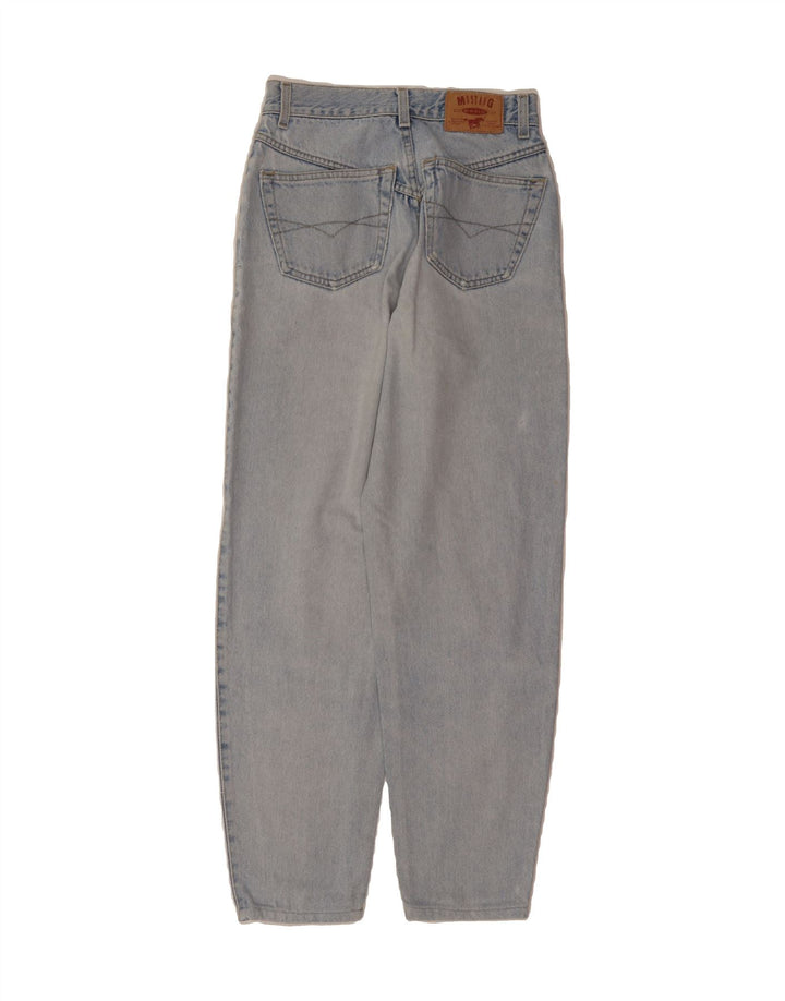 MUSTANG Womens Distressed Tapered Jeans W28 L29 Blue Vintage Mustang and Second-Hand Mustang from Messina Hembry 