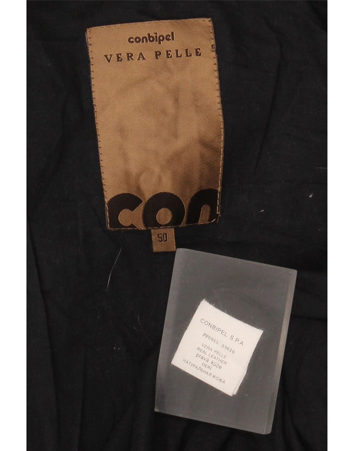 Conbipel muška kožna jakna IT 50 Large Black Leather