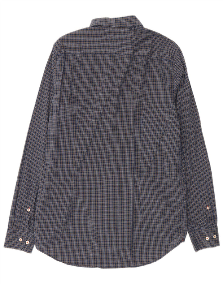 Tommy Hilfiger muška uska košulja velikog tamnoplavog kariranog pamuka