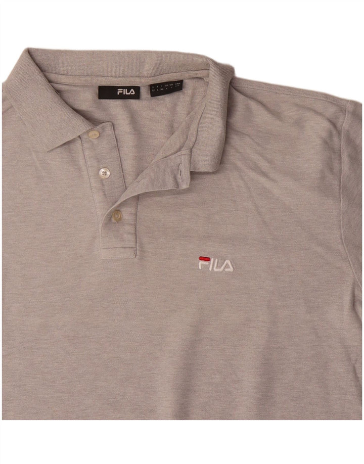 Fila muška polo majica velika siva pamuk