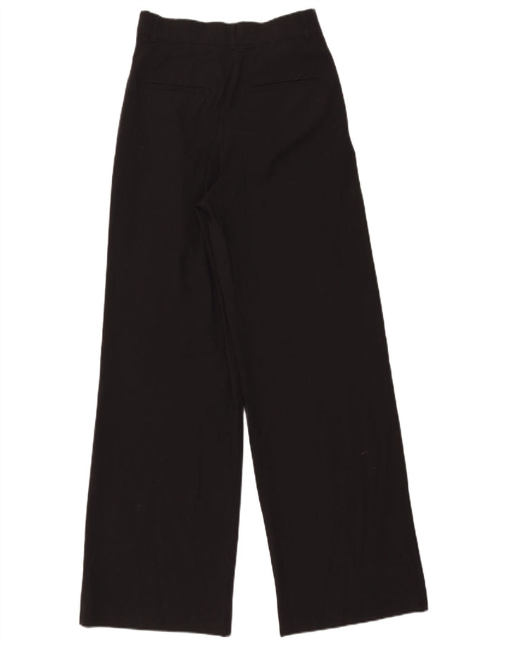 Zara ženske chino hlače s klinovima male W26 L31 crni poliester