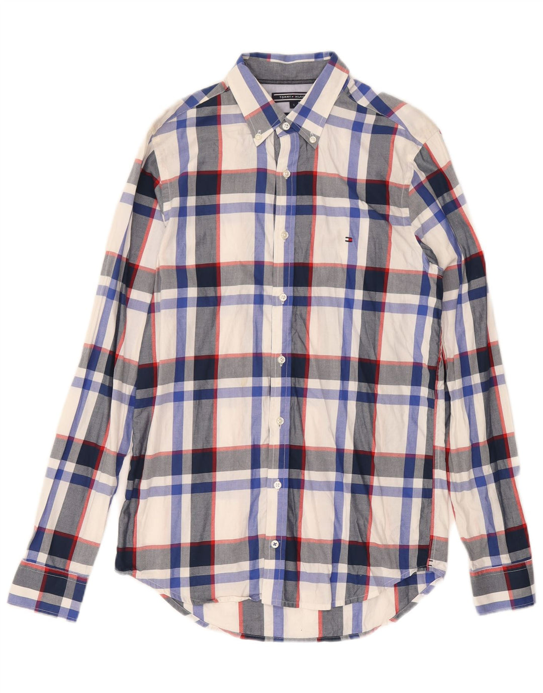 Tommy Hilfiger muška uska košulja malenog šarenog kariranog pamuka