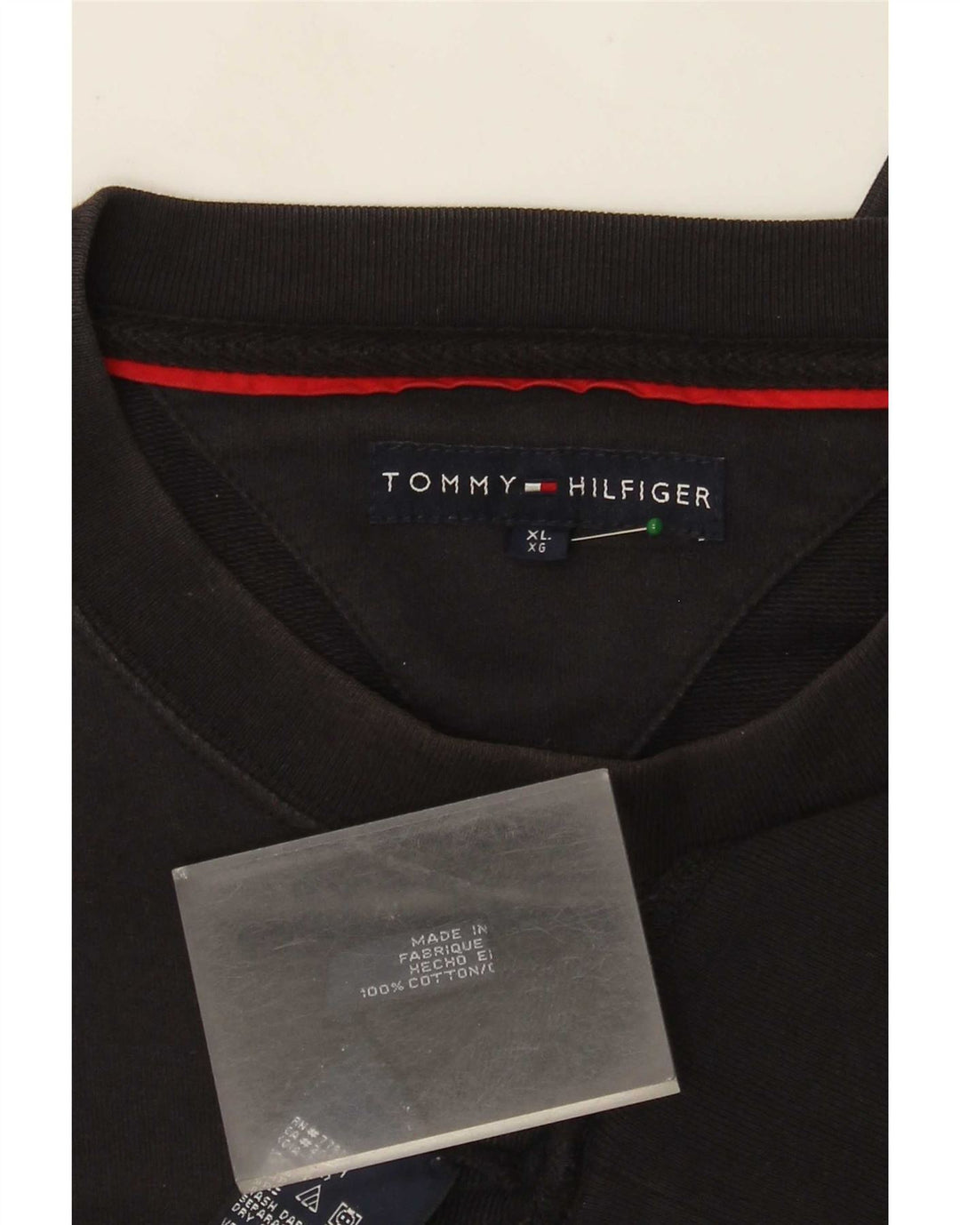Tommy Hilfiger muški džemper XL crni pamuk