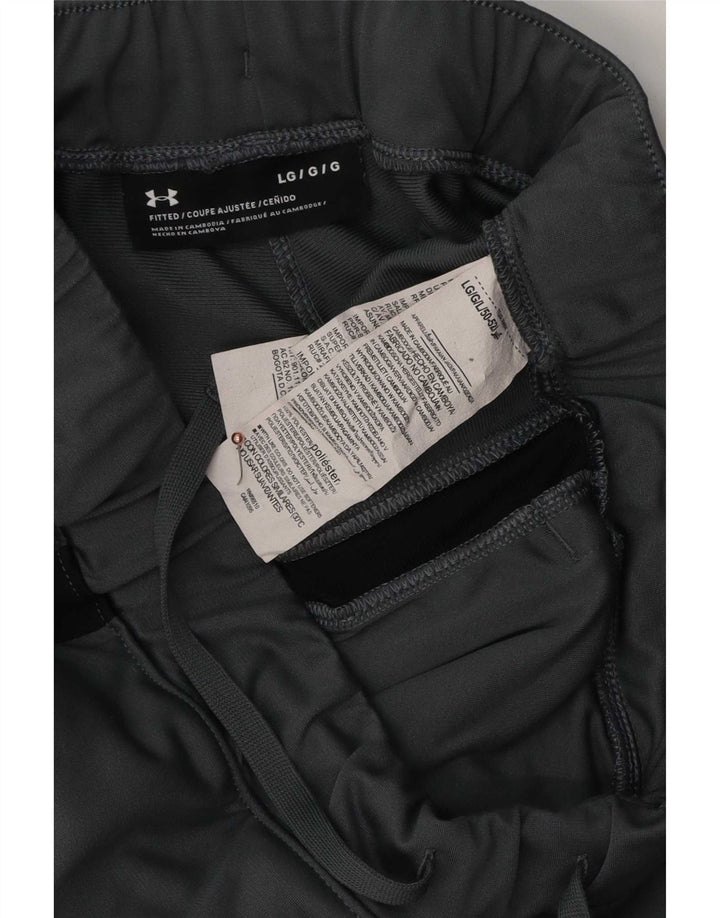 Under Armour muške trenirke Hlače Large Grey Colourblock Polyester