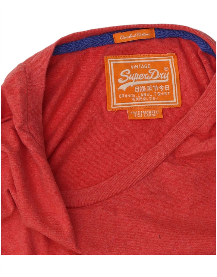 SUPERDRY Muška majica kratkih rukava Veliki crveni pamuk