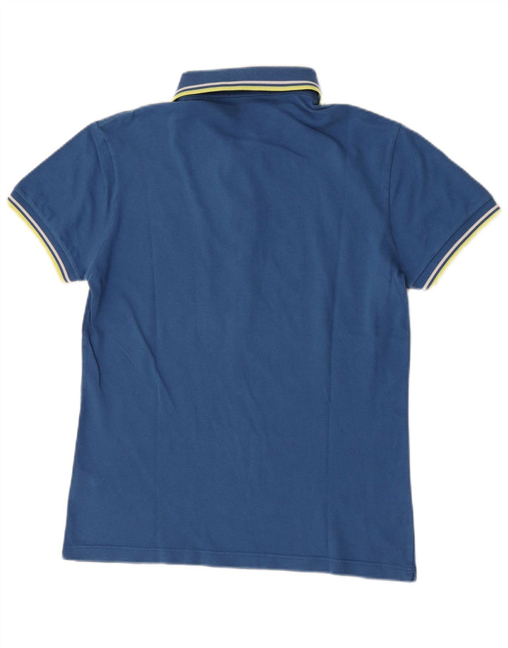 Muška lagana i rastezljiva polo majica Fred Perry, pamuk na srednje plave pruge
