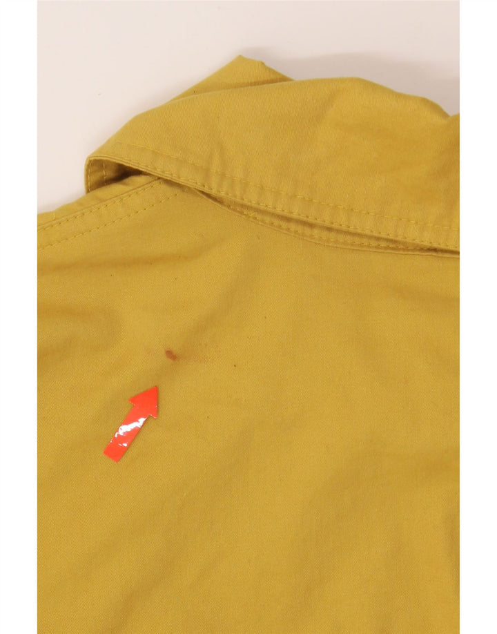 BARONE Mens Bomber Jacket IT 52 XL Yellow Cotton Vintage Barone and Second-Hand Barone from Messina Hembry 