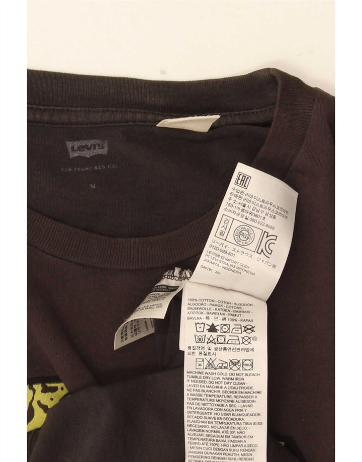 Levi's muška majica kratkih rukava s grafičkim motivima, srednje sivi pamuk