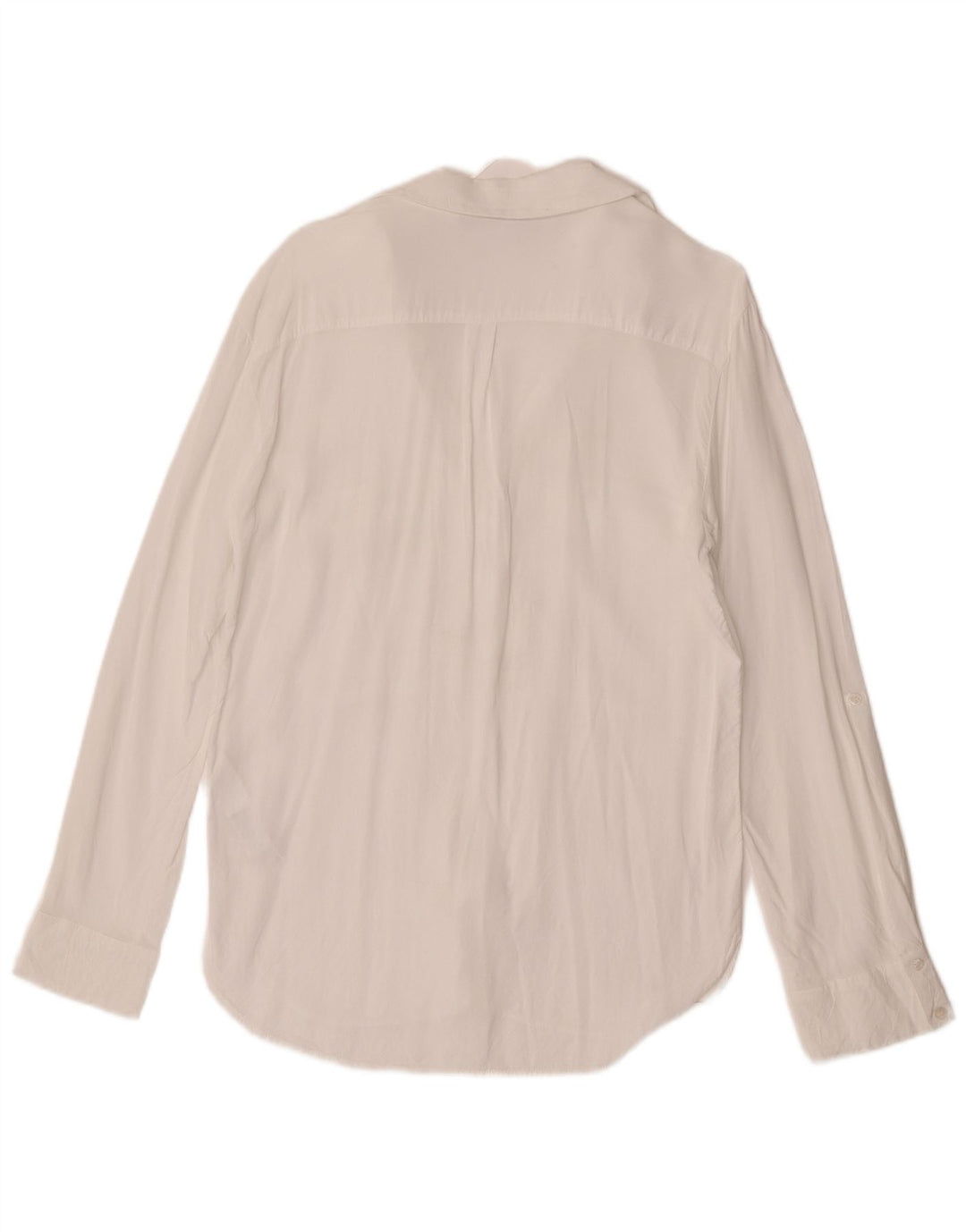 Zara ženska košulja bluza UK 12 srednje bijele viskoze