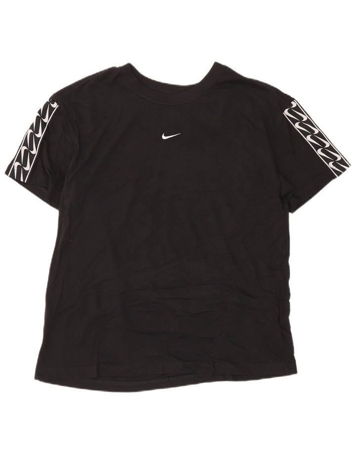Nike Muška majica kratkih rukava srednje veličine crni pamuk