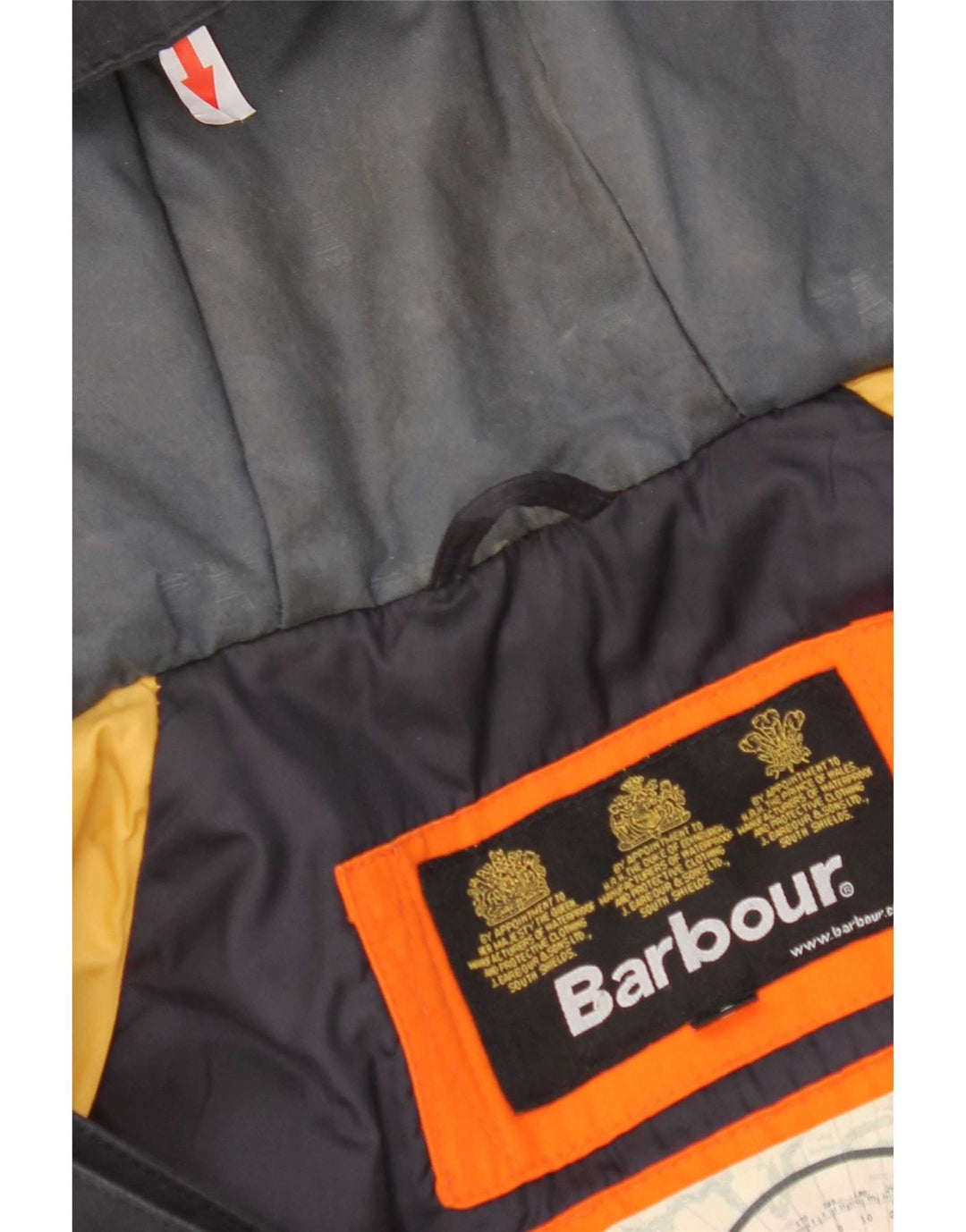 Barbour muška vjetrovka s kapuljačom UK 36 mala tamnoplava poliester