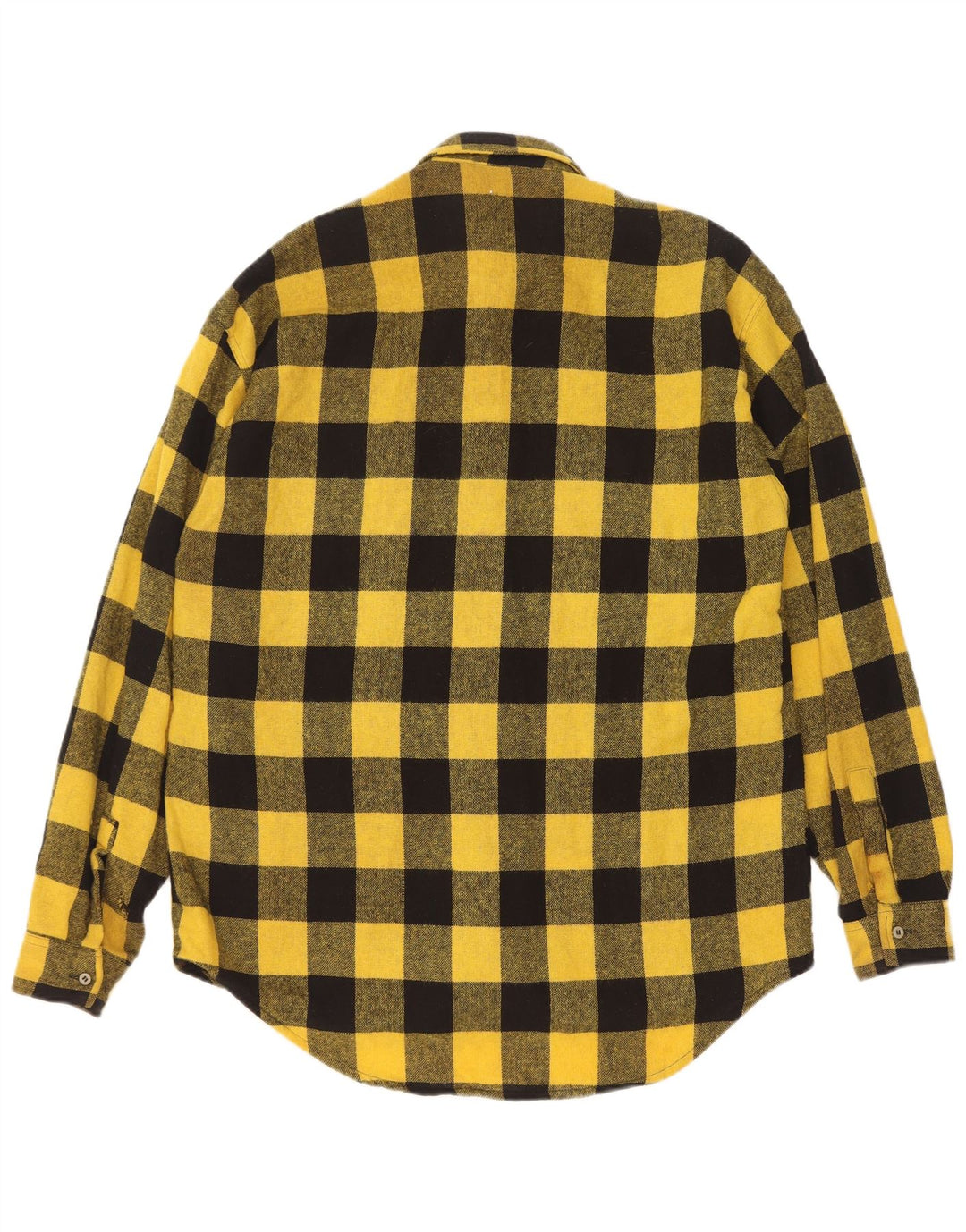 Wanted muška košulja srednje žute boje gingham akril