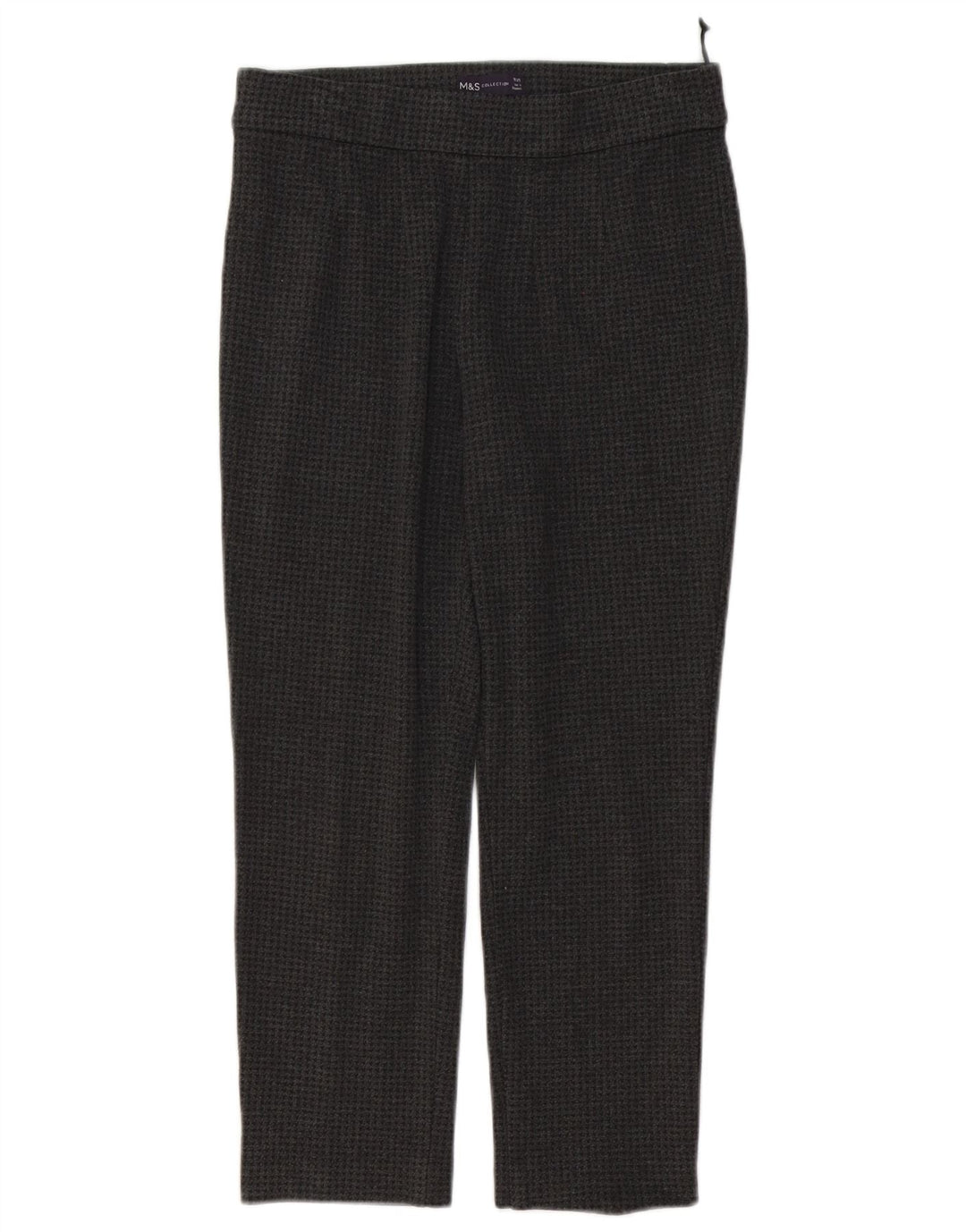 Marks & Spencer ženske tajice UK 10 male W28 L23 sive houndstooth