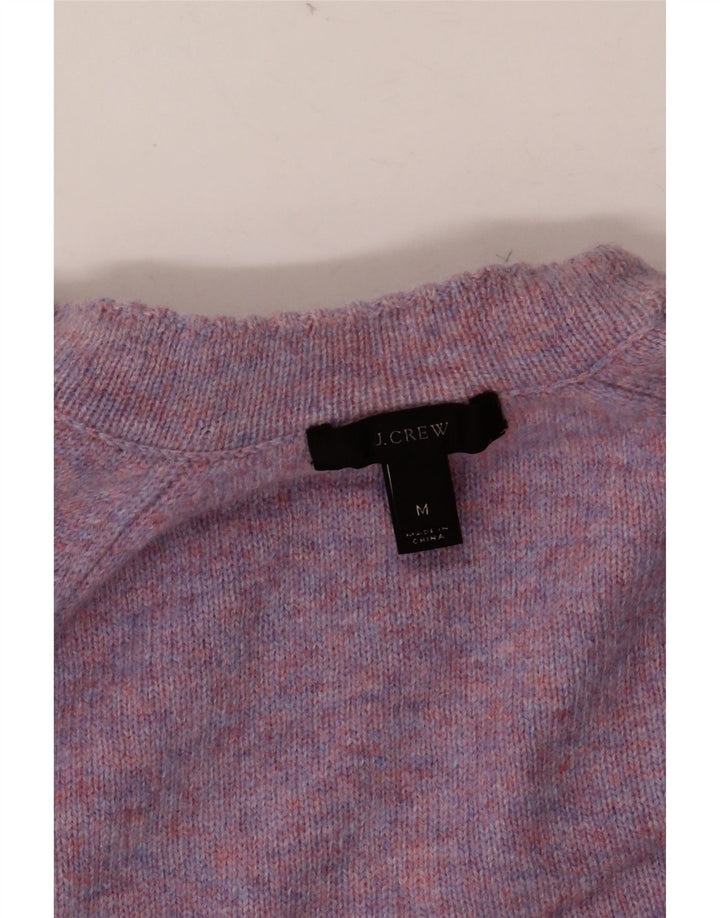 J. CREW Ženski pulover s okruglim izrezom UK 14 Srednje ljubičasta