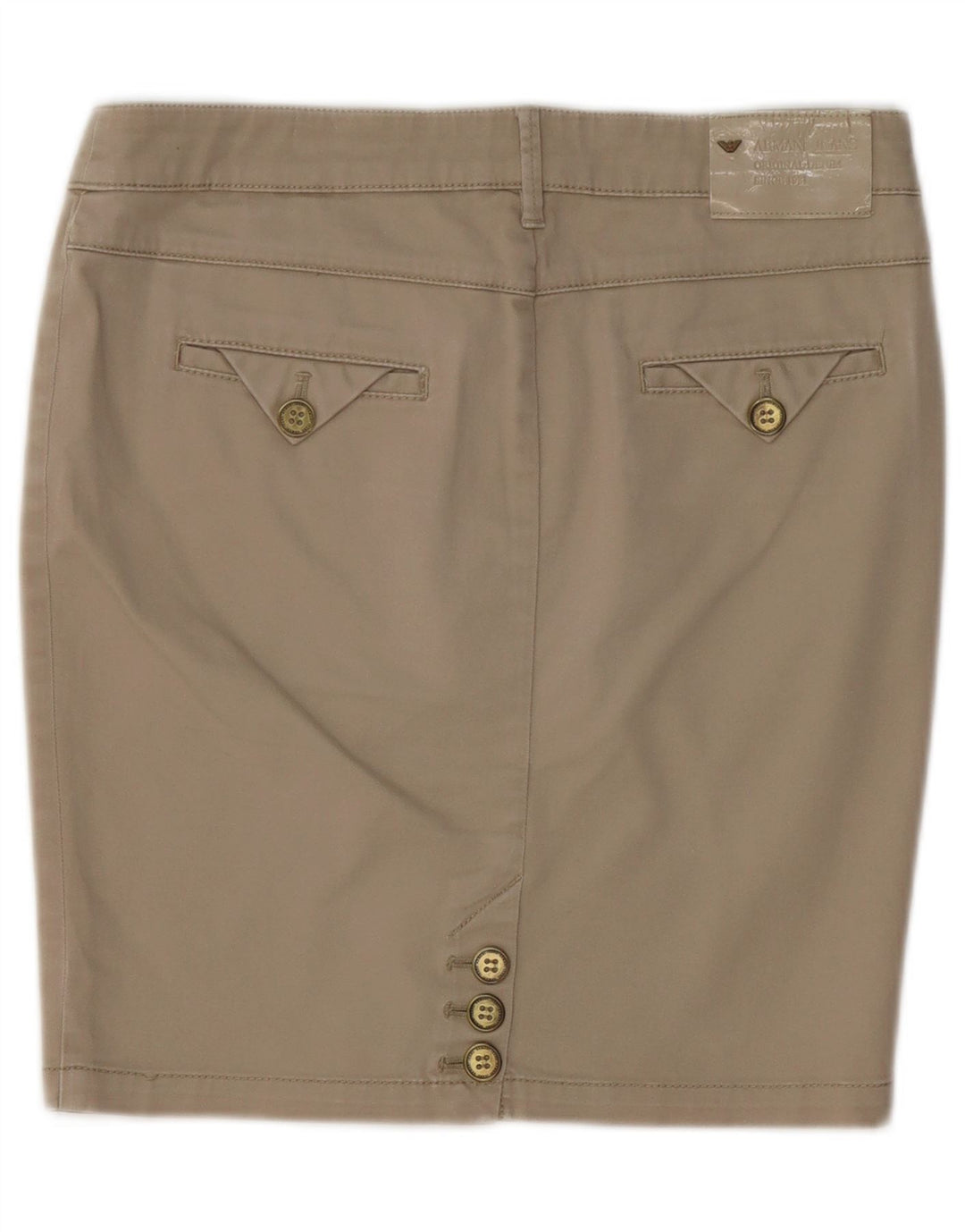 ARMANI ženska pencil suknja EU 40 srednje W30 bež pamuk