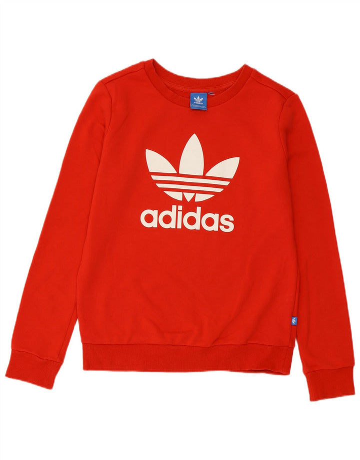 Adidas ženski džemper s grafičkim motivima UK 8 Small Red