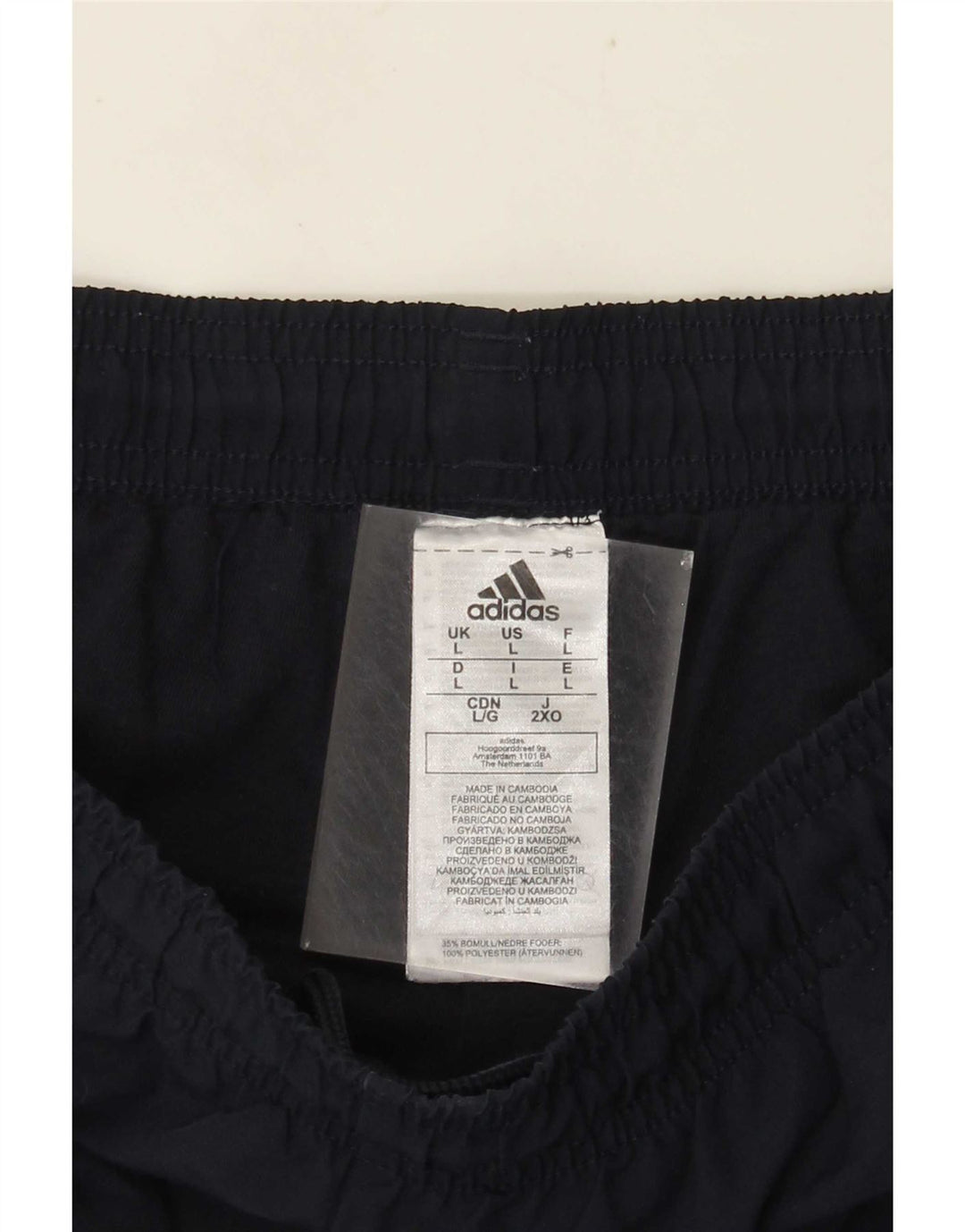 Adidas muške trenirka hlače velike teget plave od poliestera