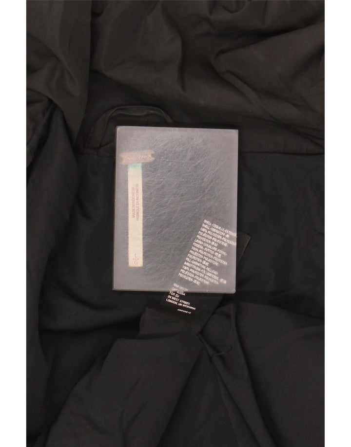 Free People ženska velika podstavljena jakna UK 16 veliki crni poliester