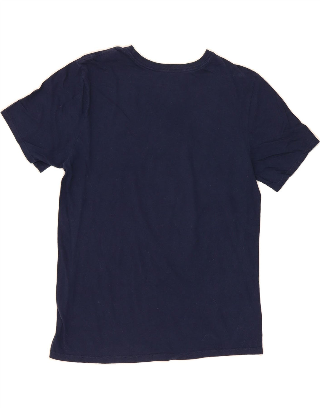 NIKE Mens H-Town T-Shirt Top Medium Navy Blue Cotton Vintage Nike and Second-Hand Nike from Messina Hembry 