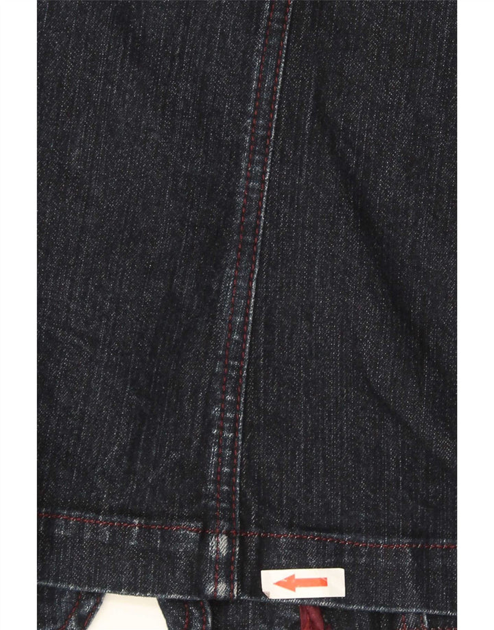 Trussardi Jeans Ženska traper jakna s 3 gumba IT 46 Large tamnoplava