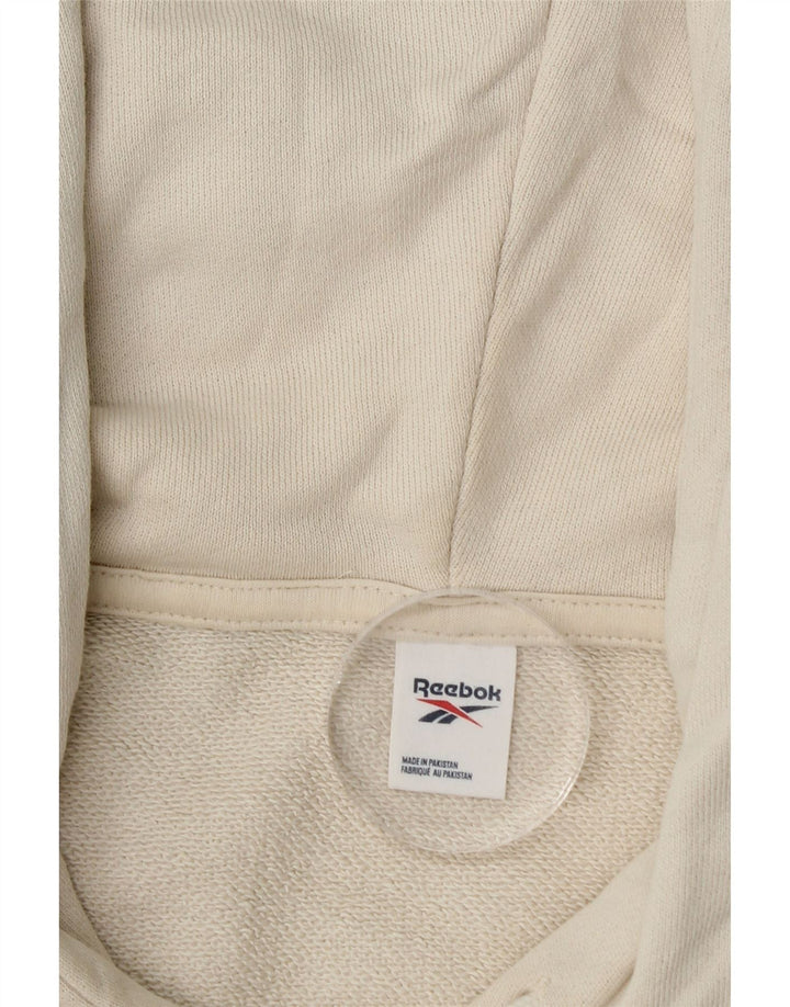 REEBOK Muška majica s kapuljačom XL bijeli pamuk