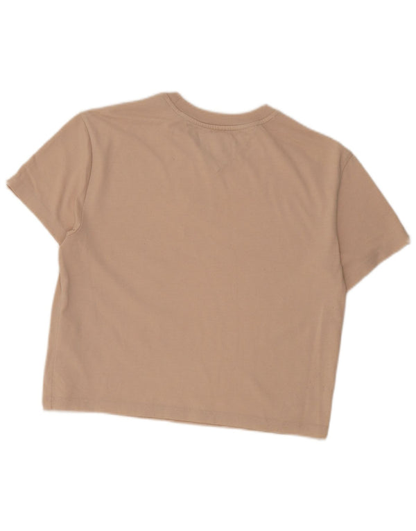 Tommy Hilfiger ženska majica kratkih rukava UK 6 XS bež pamuk