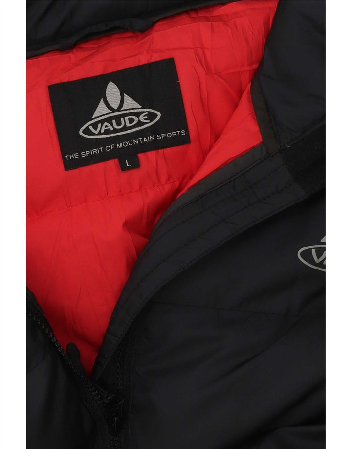Vaude muška podstavljena jakna s kapuljačom UK 40 velika crna