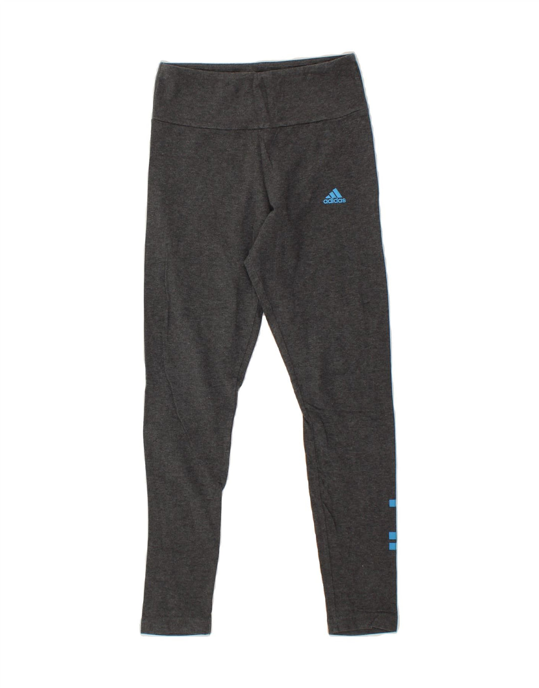 ADIDAS Womens Graphic Leggings UK 8/10 Small  Grey Vintage Adidas and Second-Hand Adidas from Messina Hembry 
