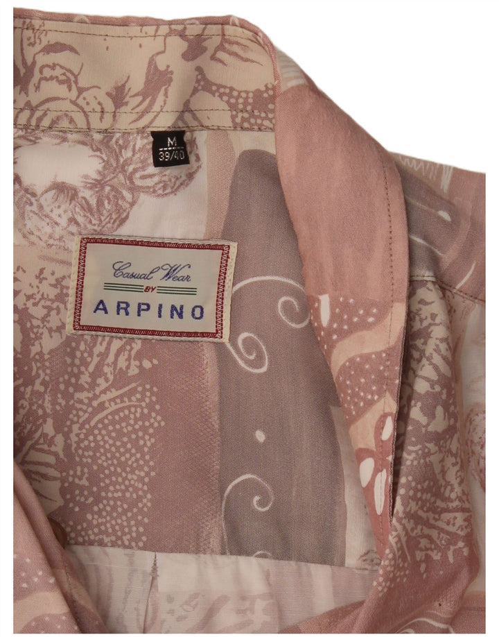 ARPINO muška košulja kratkih rukava veličina 39/40 srednje ružičasta patchwork