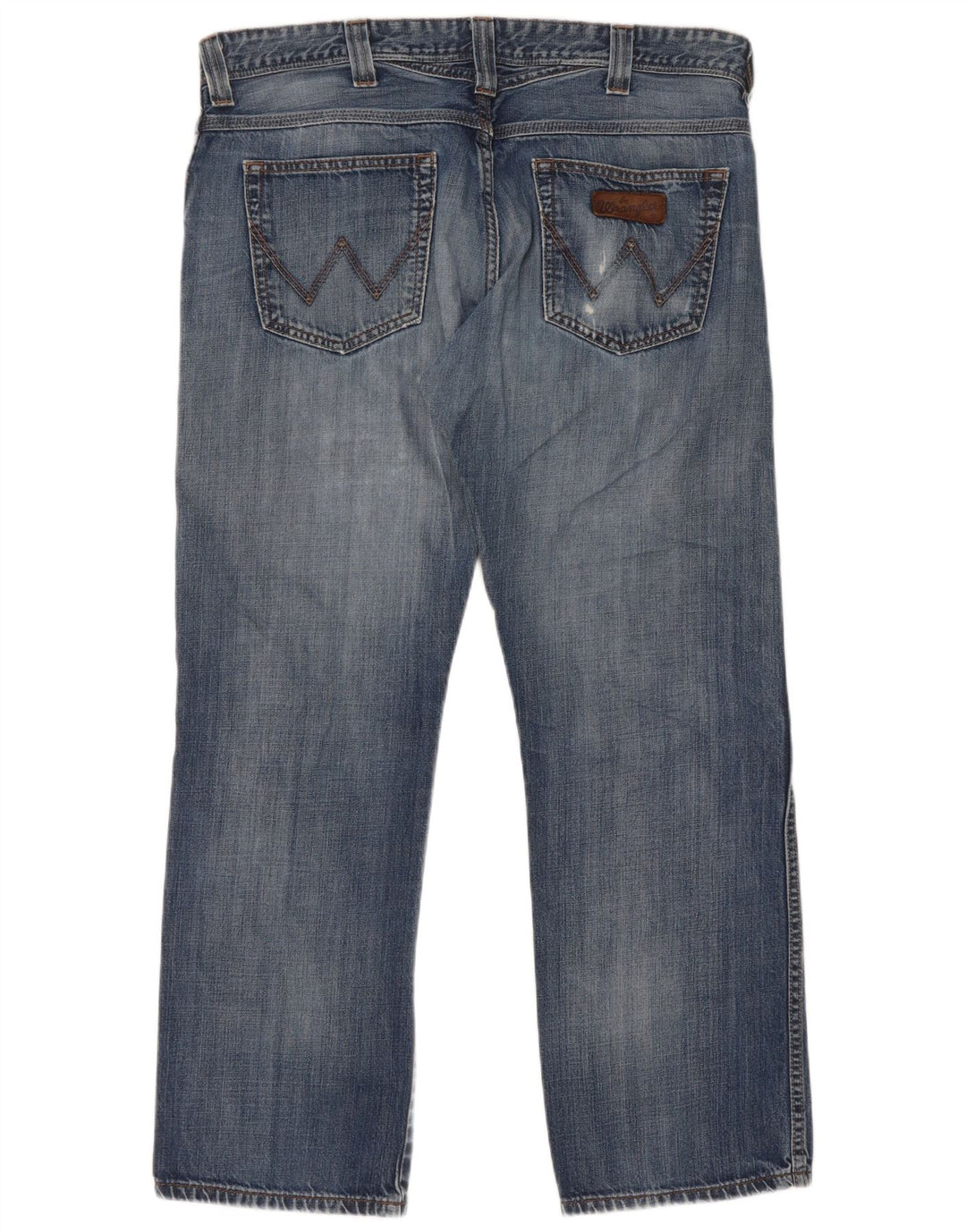 Wrangler muške ravne traperice Clyde W36 L30 plavi pamuk