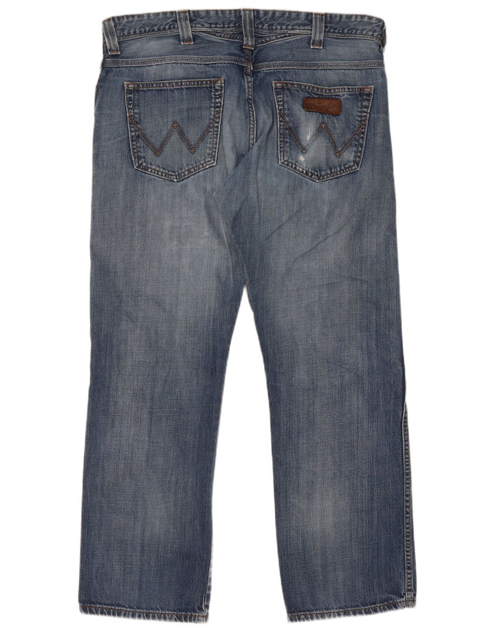 Wrangler muške ravne traperice Clyde W36 L30 plavi pamuk