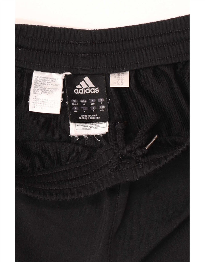 Adidas muške hlače za trenirku srednje crne boje od poliestera