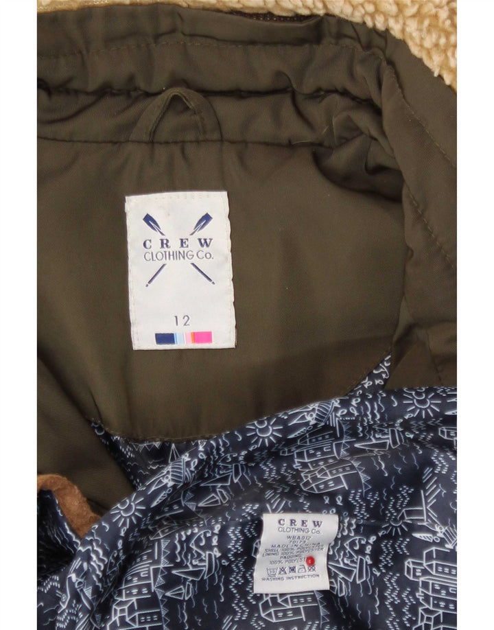 Crew Clothing Ženska podstavljena jakna UK 12 Srednji kaki poliester