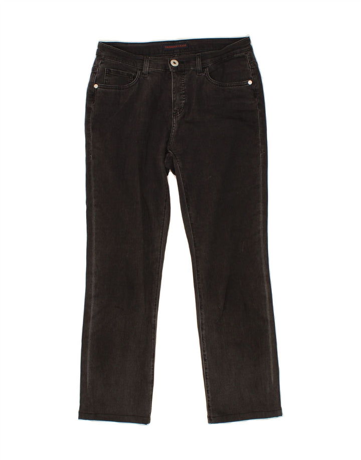 TRUSSARDI Womens Straight Jeans W28 L26 Black Vintage Trussardi and Second-Hand Trussardi from Messina Hembry 