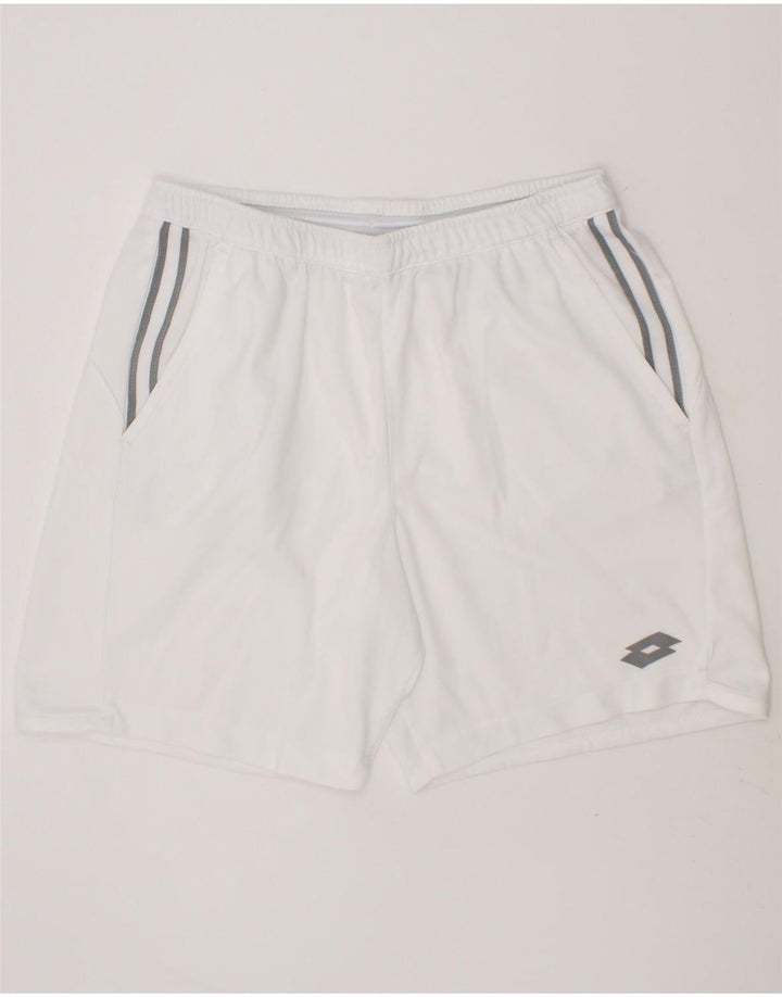 LOTTO Boys Sport Shorts 12-13 Years Large White Polyester Vintage Lotto and Second-Hand Lotto from Messina Hembry 