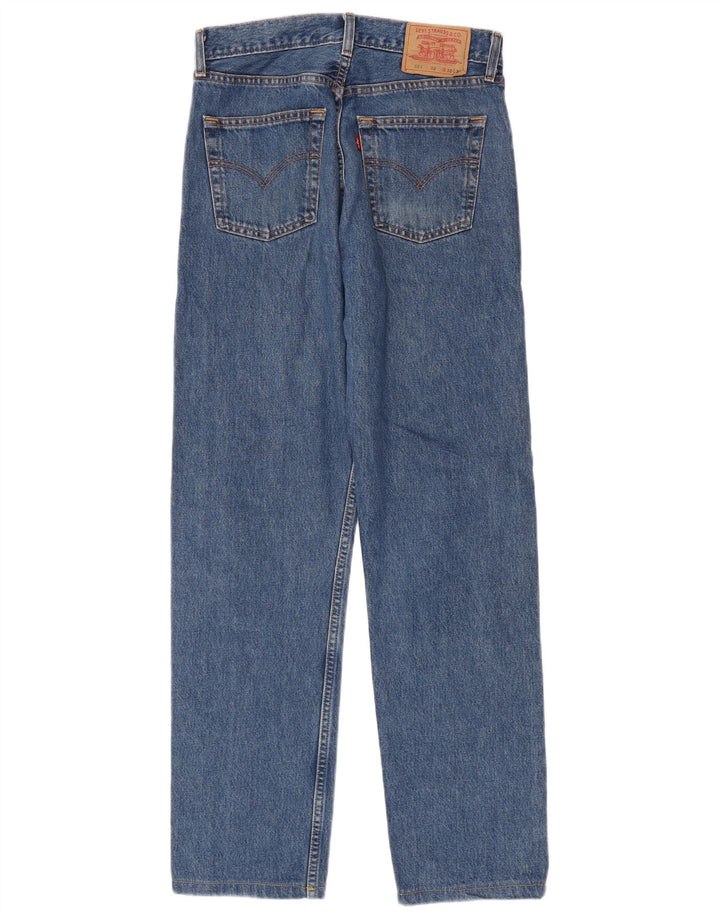 Levi's muške 521 ravne traperice W32 L32 plavi pamuk
