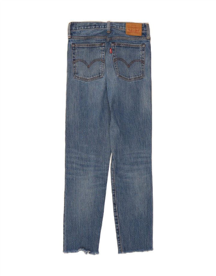 LEVI'S Womens Slim Jeans W28 L27 Blue Cotton Vintage Levi's and Second-Hand Levi's from Messina Hembry 