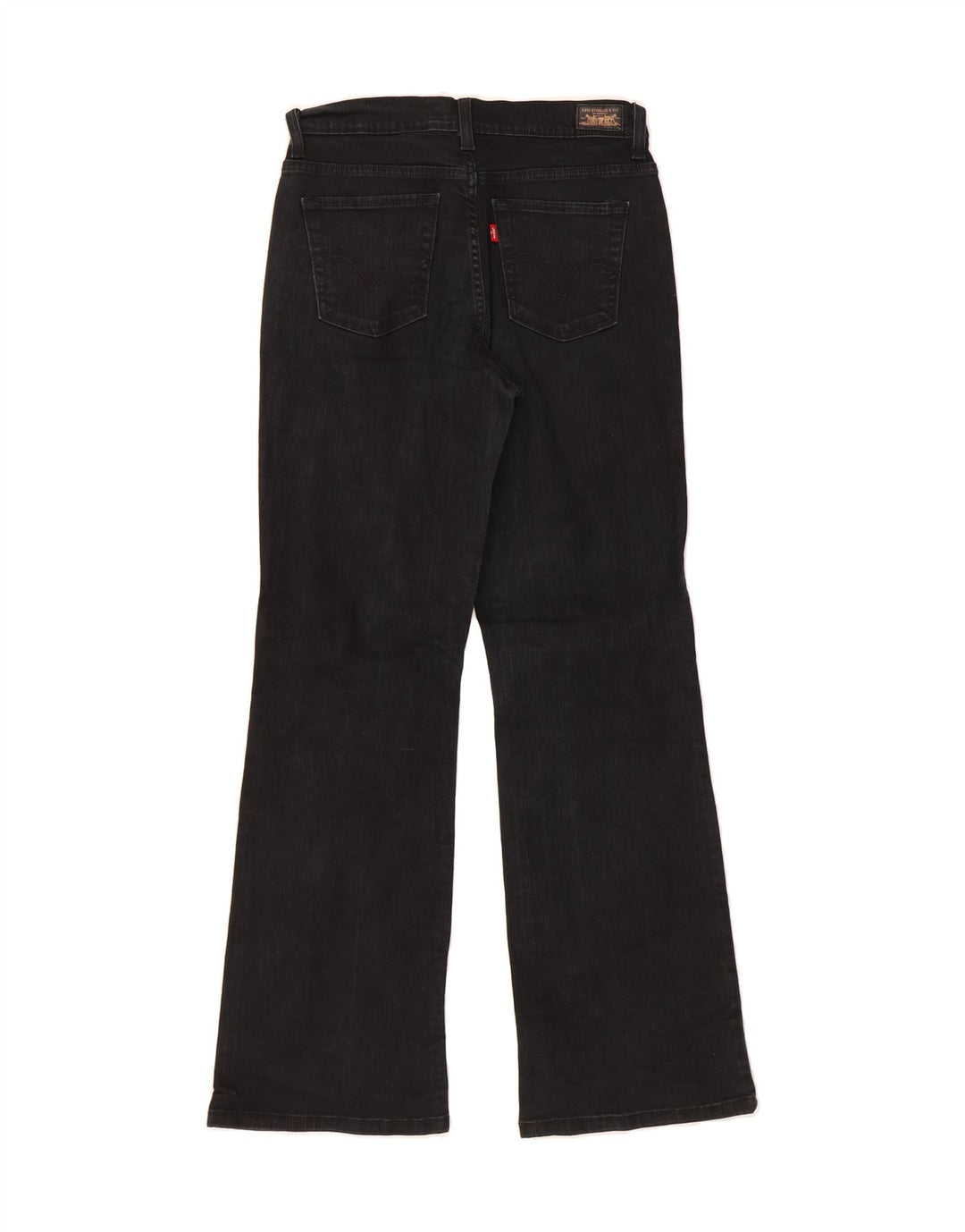 LEVI'S Womens 512 High Rise Bootcut Jeans US 10 Large W27 L30 Black Vintage Levi's and Second-Hand Levi's from Messina Hembry 